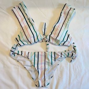Cute striped bikini